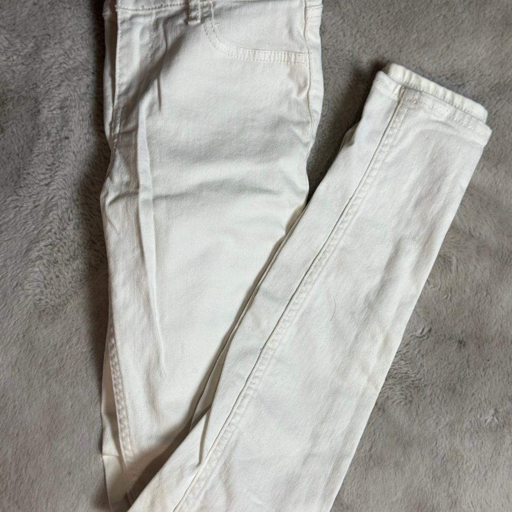 Hollister Women's Skinny Jeans - Cream